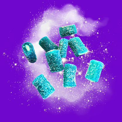 Fizzy Blue Raspberry Pencils