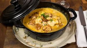 Filet mignon aux champignons et moutarde : un plat fondant, crémeux et prêt en seulement 30 minutes