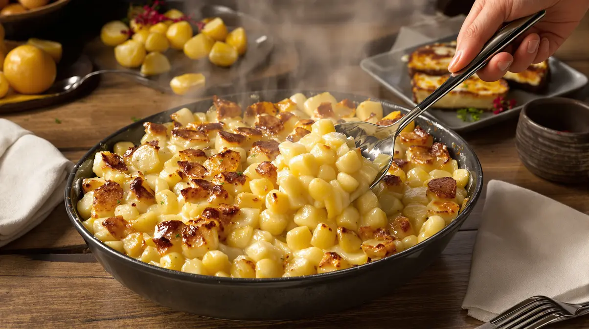 Gratin de pommes de terre, poireaux et carottes : fondant, bien doré et vraiment ultra facile à préparer Gratin de pommes de terre, poireaux et carottes : fondant, bien doré et vraiment ultra facile à préparer