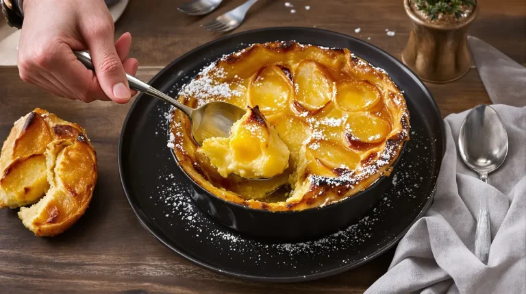 « Je n'ose plus servir d'autres desserts quand j'ai des invités en hiver » : ce clafoutis express a transformé toutes mes fins de repas en famille